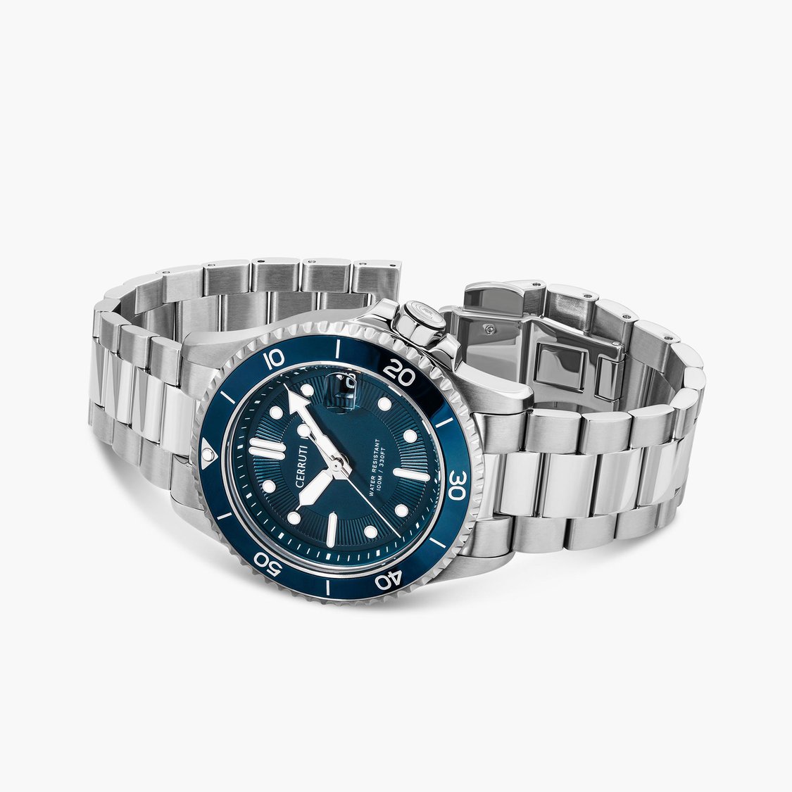 CERRUTI 1881 Pesaro Men Analog Watch with Stainless Steel Strap - CECIWGH2224205W