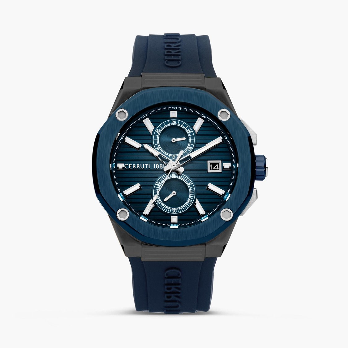 Buy CERRUTI 1881 Men Multifunction Watch with Silicone Strap CECIWGQ0006902W from CERRUTI 1881 at just INR 28000.0