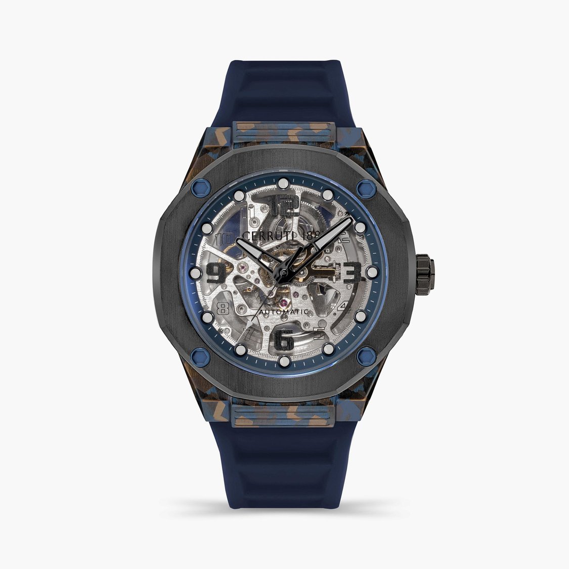 CERRUTI 1881 Men Analog Watch with Silicone Strap - CECIWGR2223902W