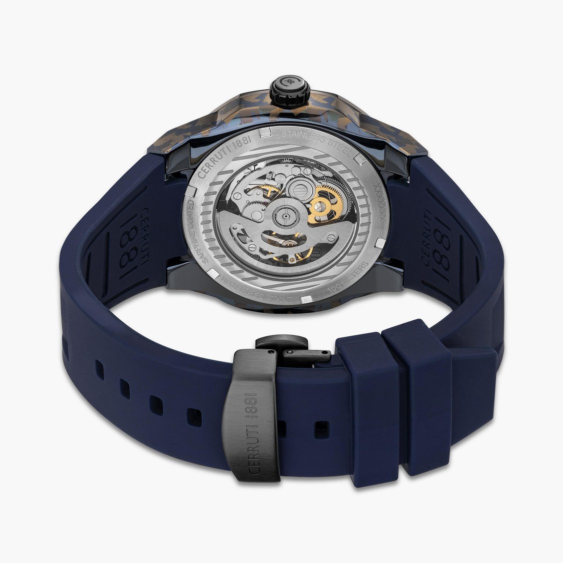 CERRUTI 1881 Men Analog Watch with Silicone Strap - CECIWGR2223902W