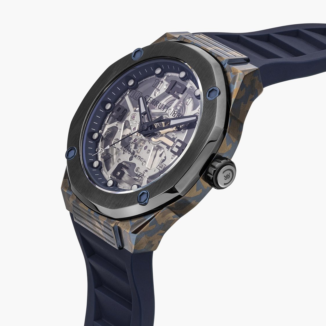 CERRUTI 1881 Men Analog Watch with Silicone Strap - CECIWGR2223902W