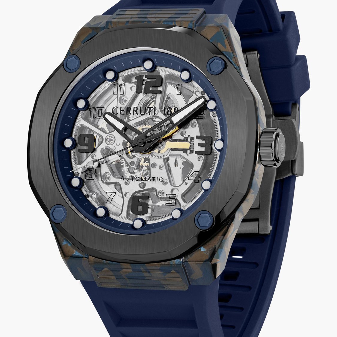 CERRUTI 1881 Men Analog Watch with Silicone Strap - CECIWGR2223902W