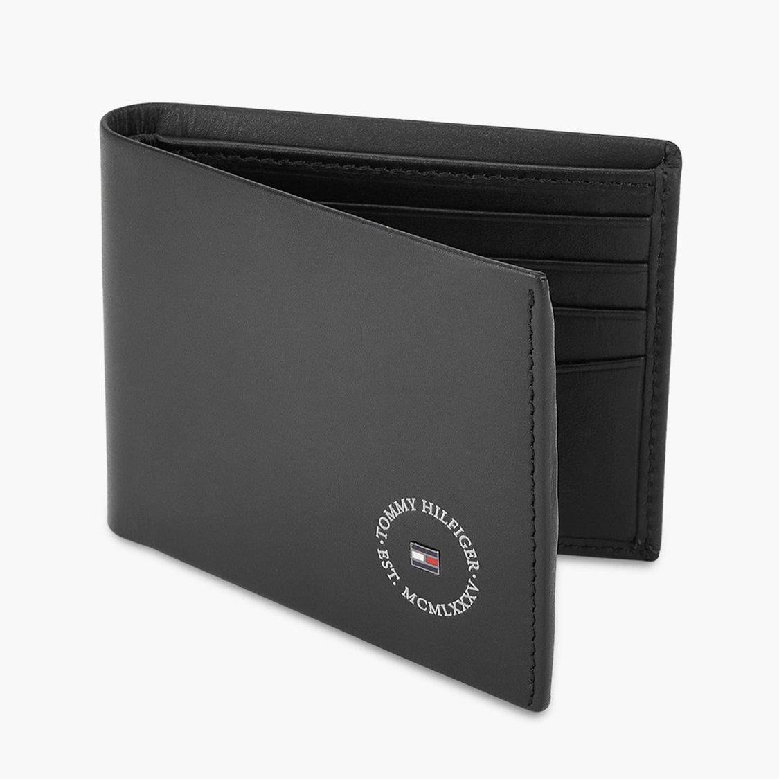 TOMMY HILFIGER Men Solid Bi-Fold Leather Wallet