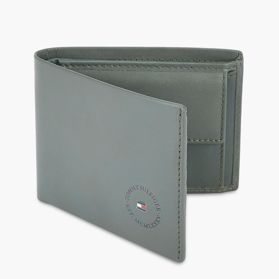 TOMMY HILFIGER Men Solid Bi-Fold Leather Wallet