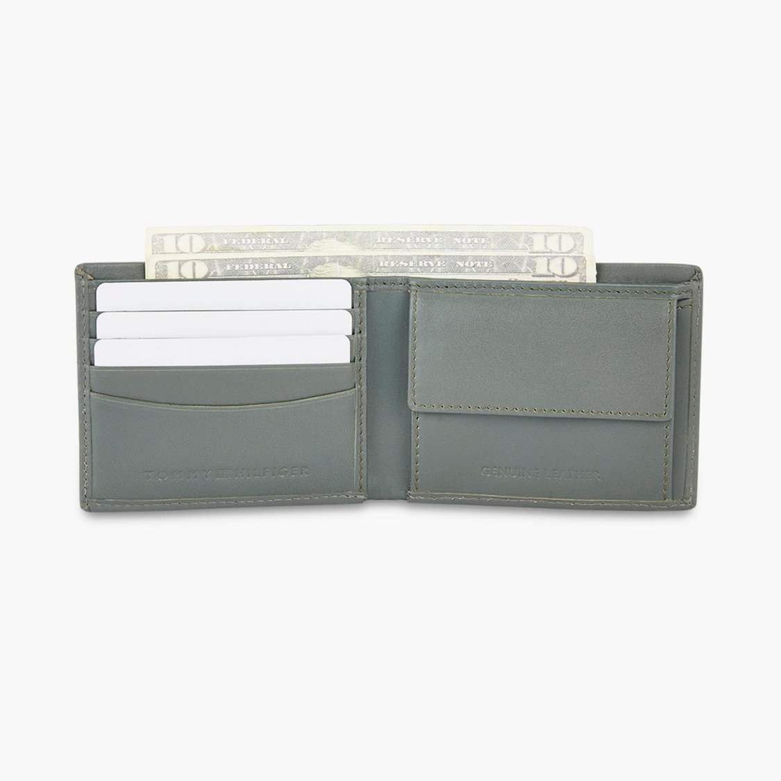 TOMMY HILFIGER Men Solid Bi-Fold Leather Wallet