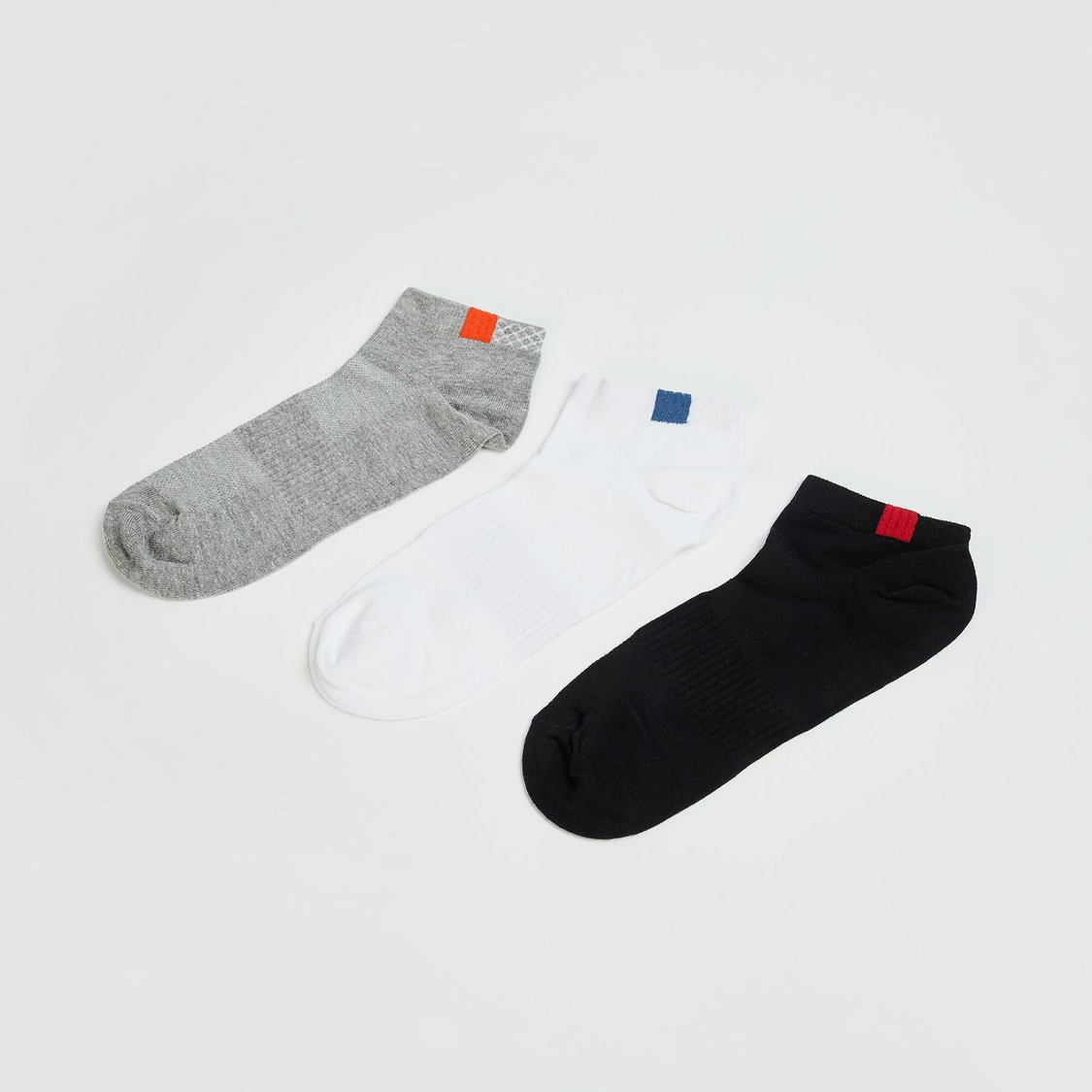 FORCA Men Solid Ankle-Length Socks - Pack of 3