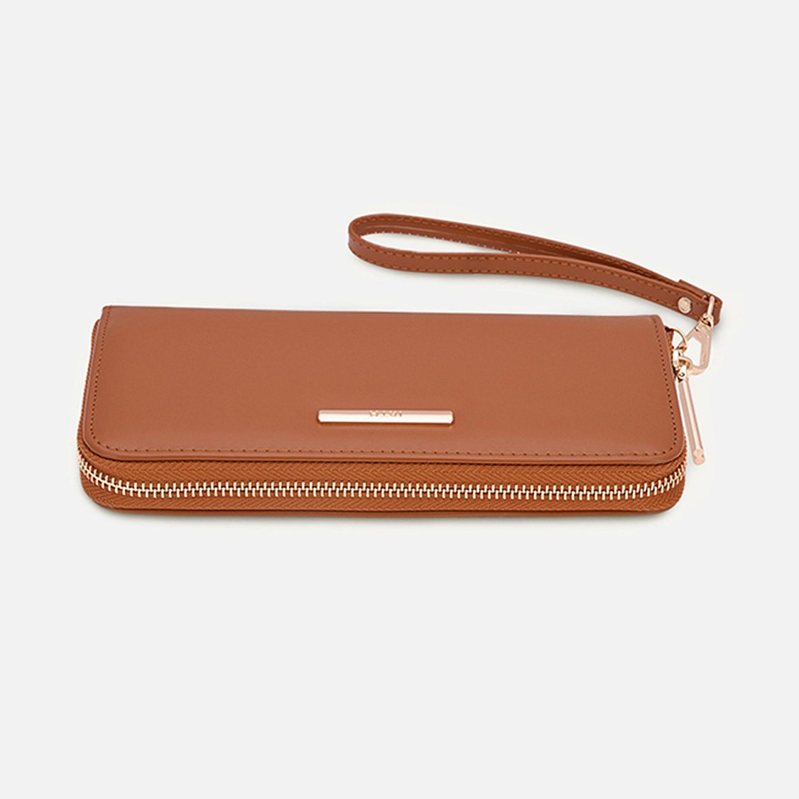 IRTH Women Solid Zip-Around Wristlet Wallet