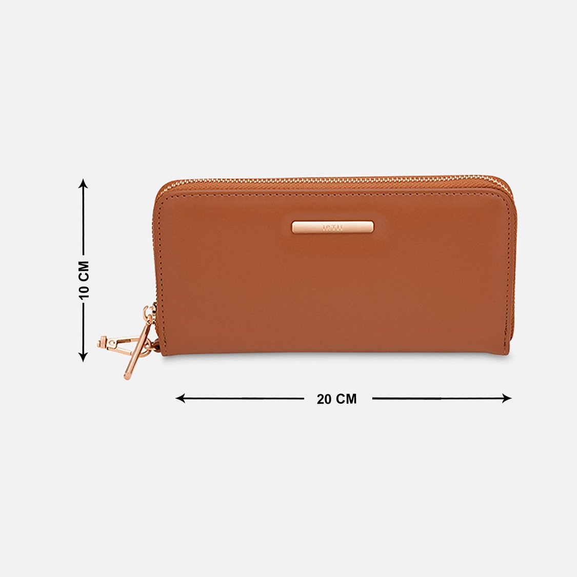 IRTH Women Solid Zip-Around Wristlet Wallet