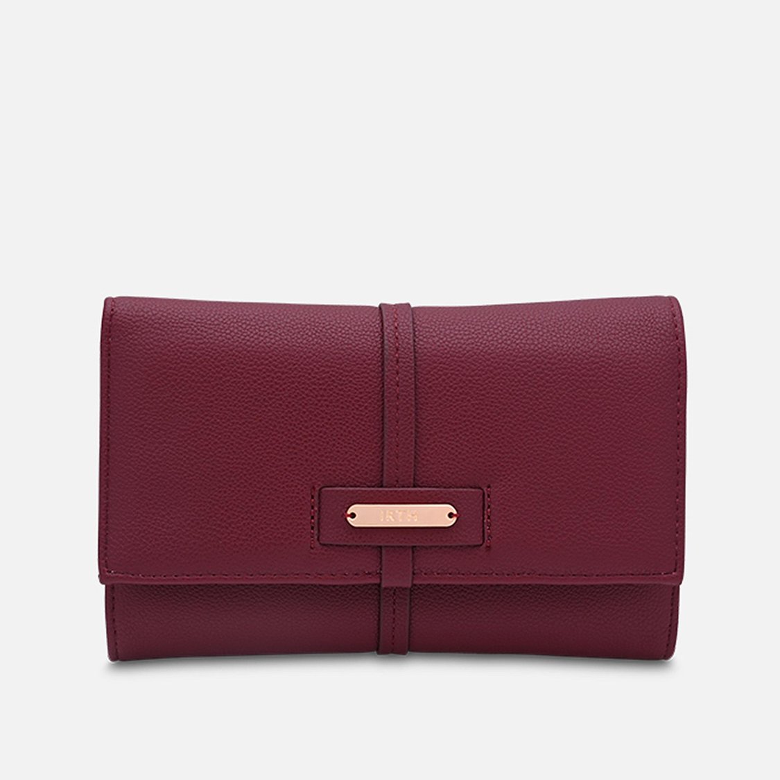 IRTH Women Textured Tri-Fold Wallet