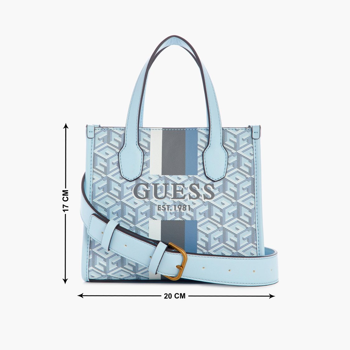 Buy GUESS Women Silvana Logo Print Mini Tote Bag from Guess