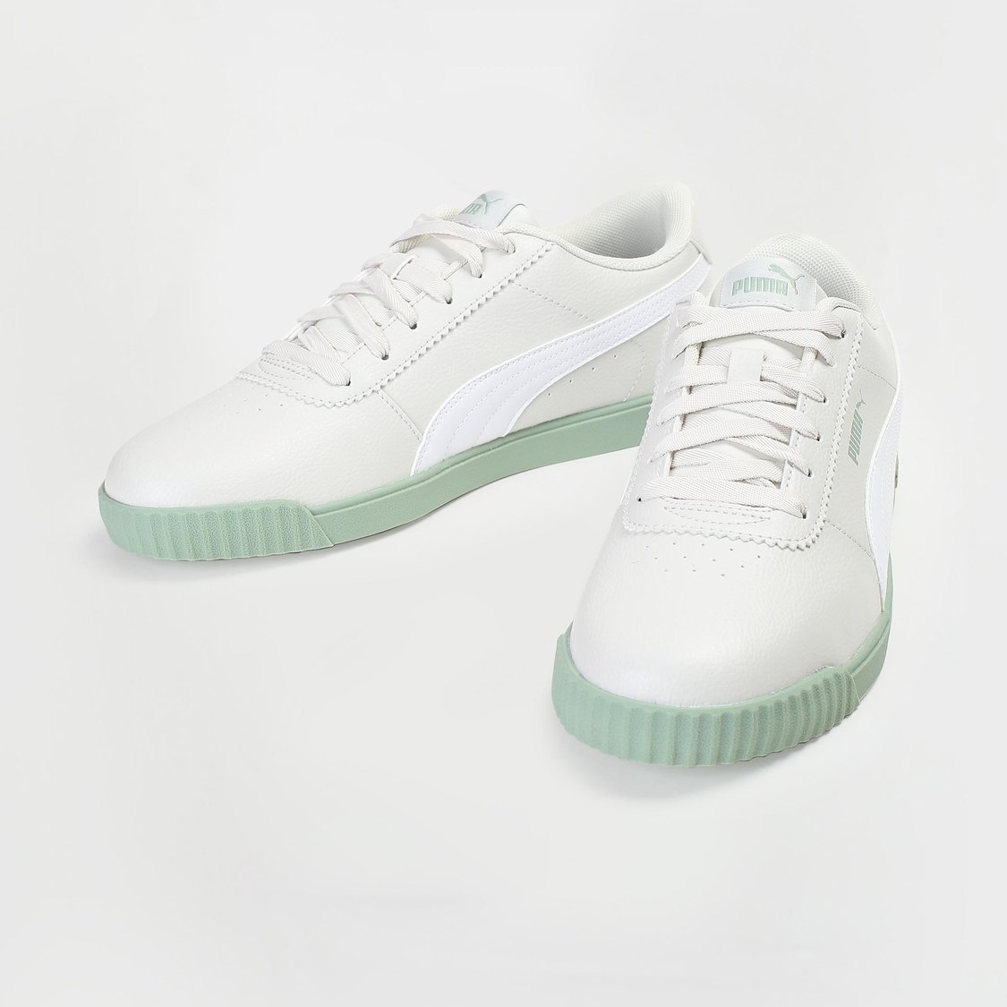 PUMA Women Perforated Lace-Up Sneakers