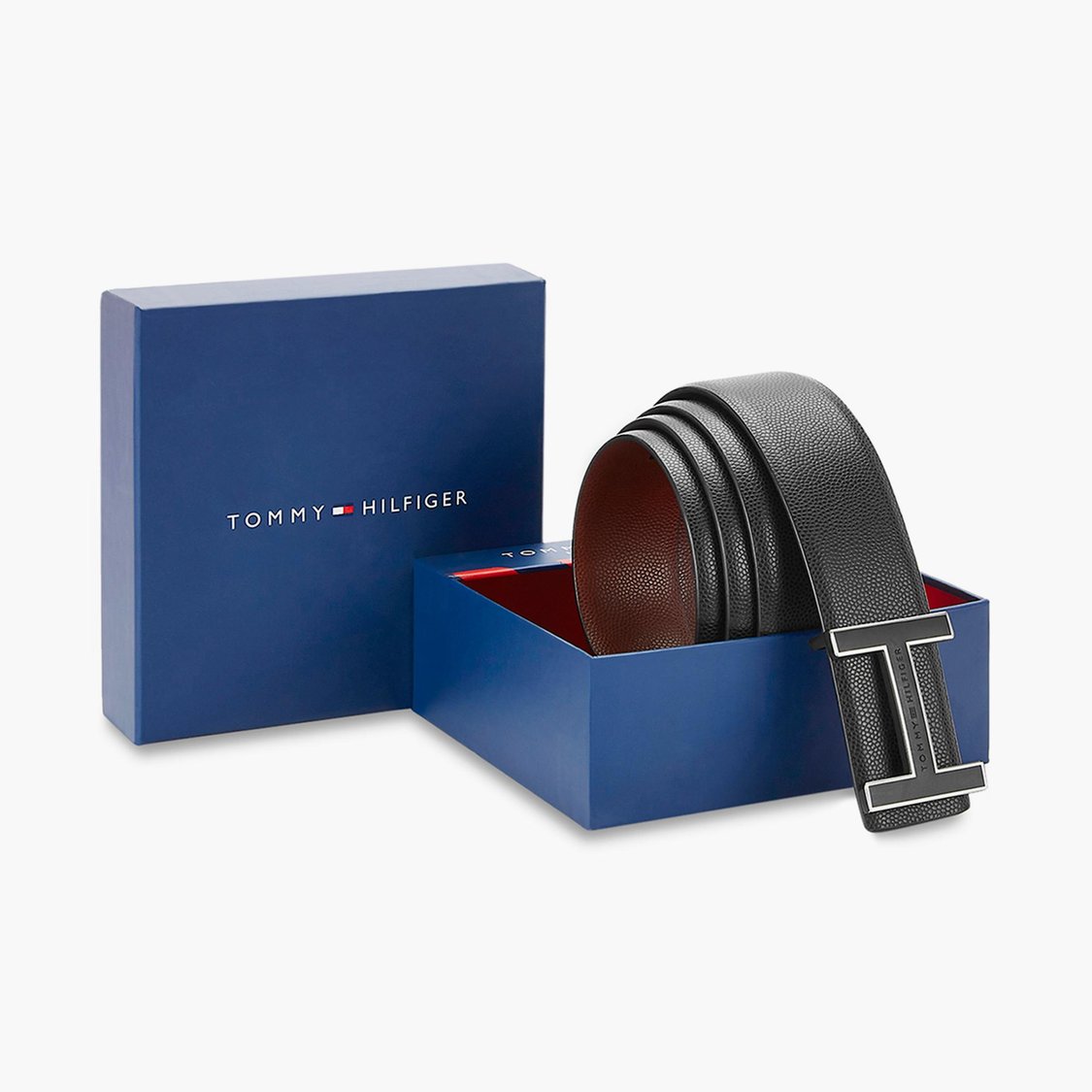 TOMMY HILFIGER Men Textured Reversible Formal Belt