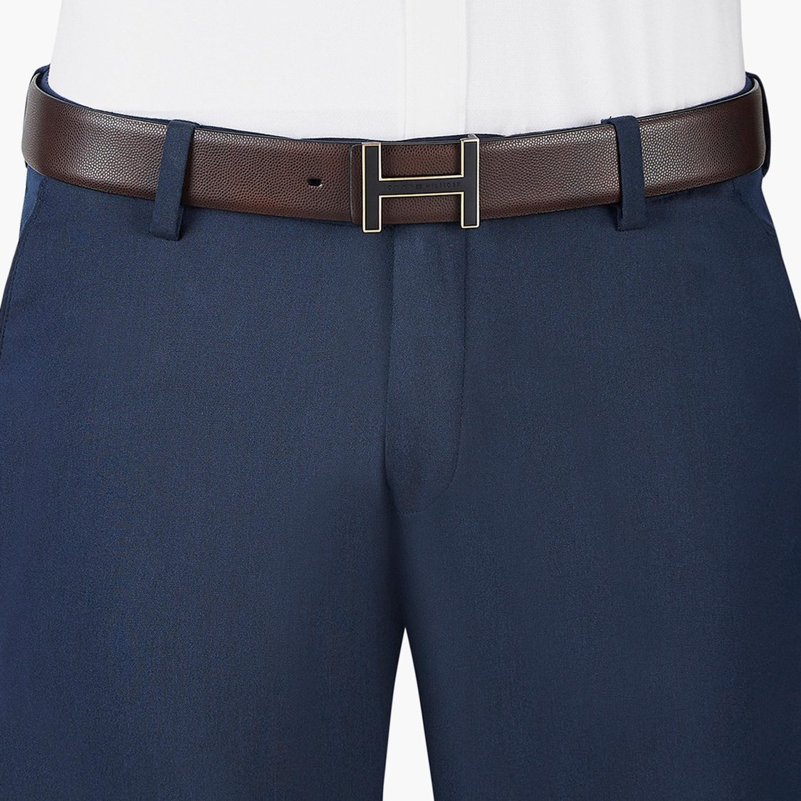 TOMMY HILFIGER Men Textured Reversible Formal Belt
