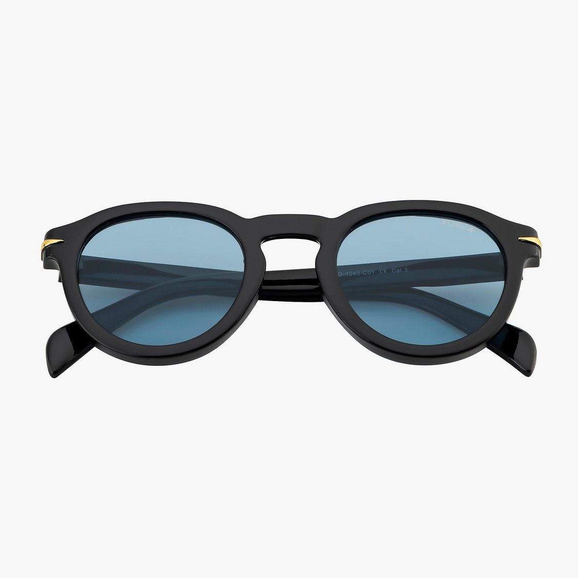 FORCA Men UV-Protected Round Sunglasses - FR-RO-1045-C01
