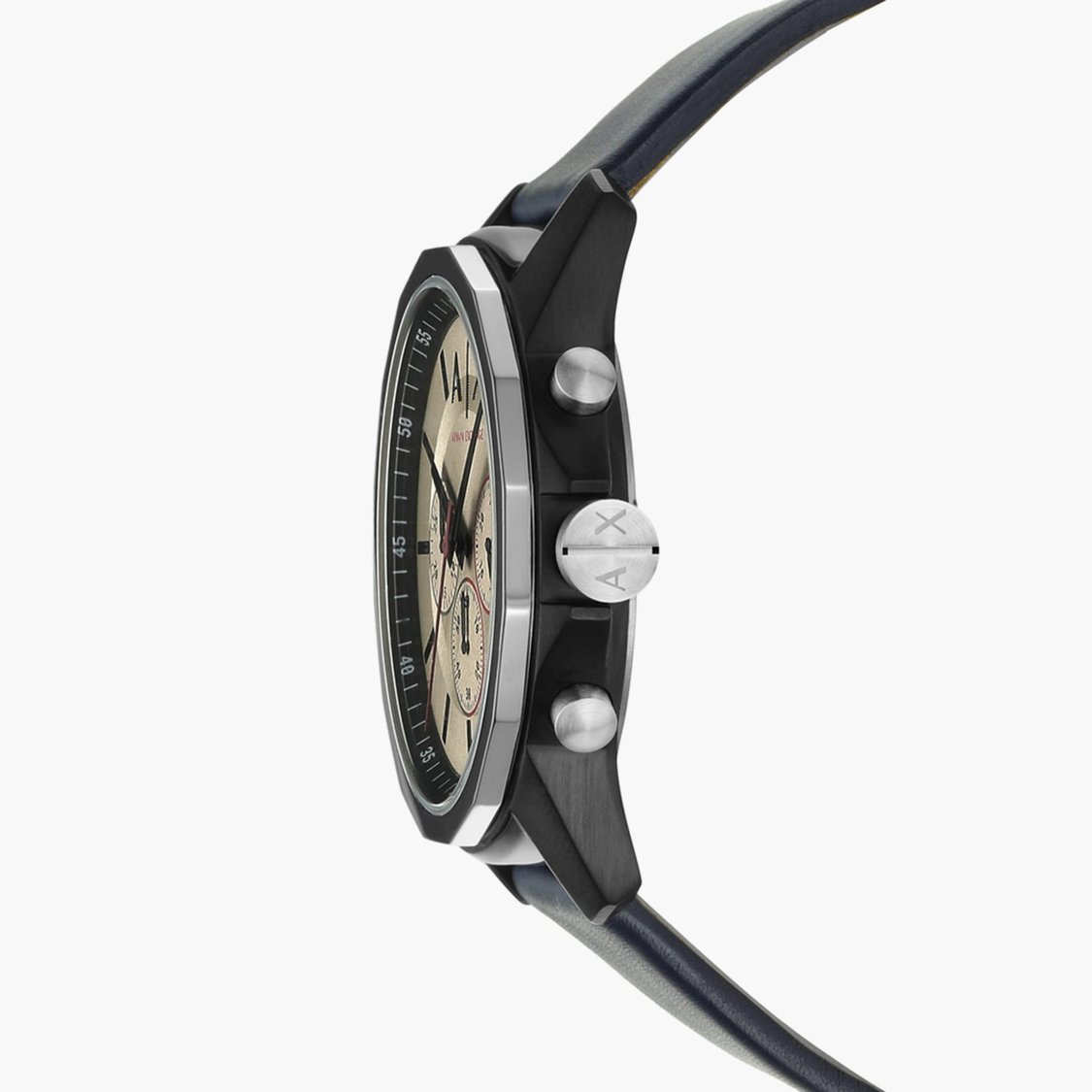 ARMANI EXCHANGE Men Chronograph Watch with Leather Strap - AX1744