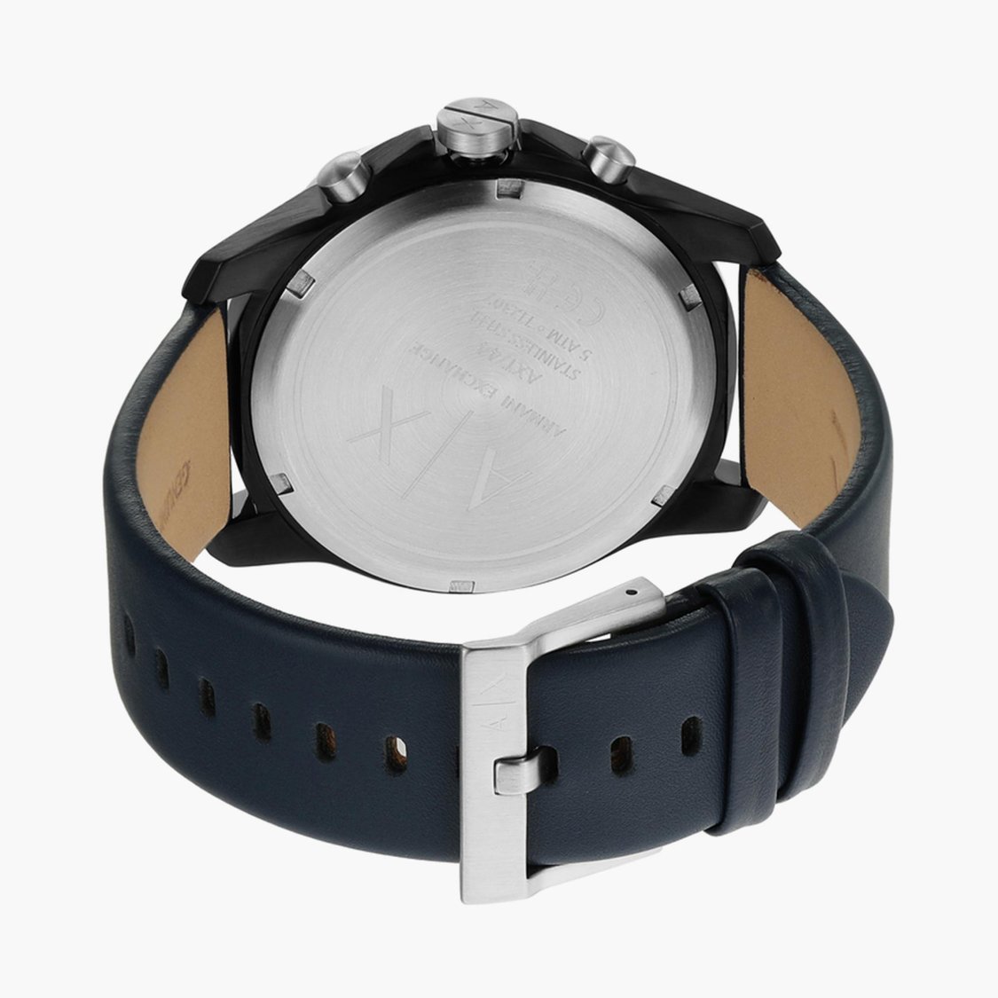 ARMANI EXCHANGE Men Chronograph Watch with Leather Strap - AX1744