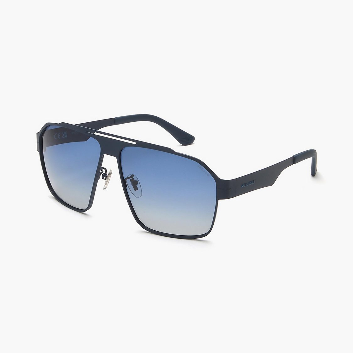 POLICE Men Polarized Square Sunglasses - SPLL08K63S72P