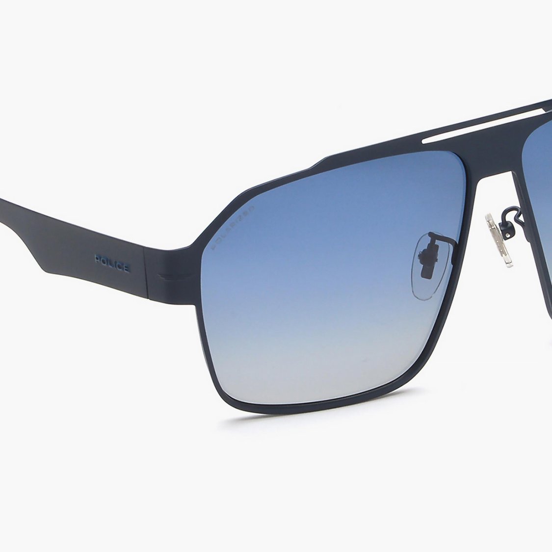 POLICE Men Polarized Square Sunglasses - SPLL08K63S72P
