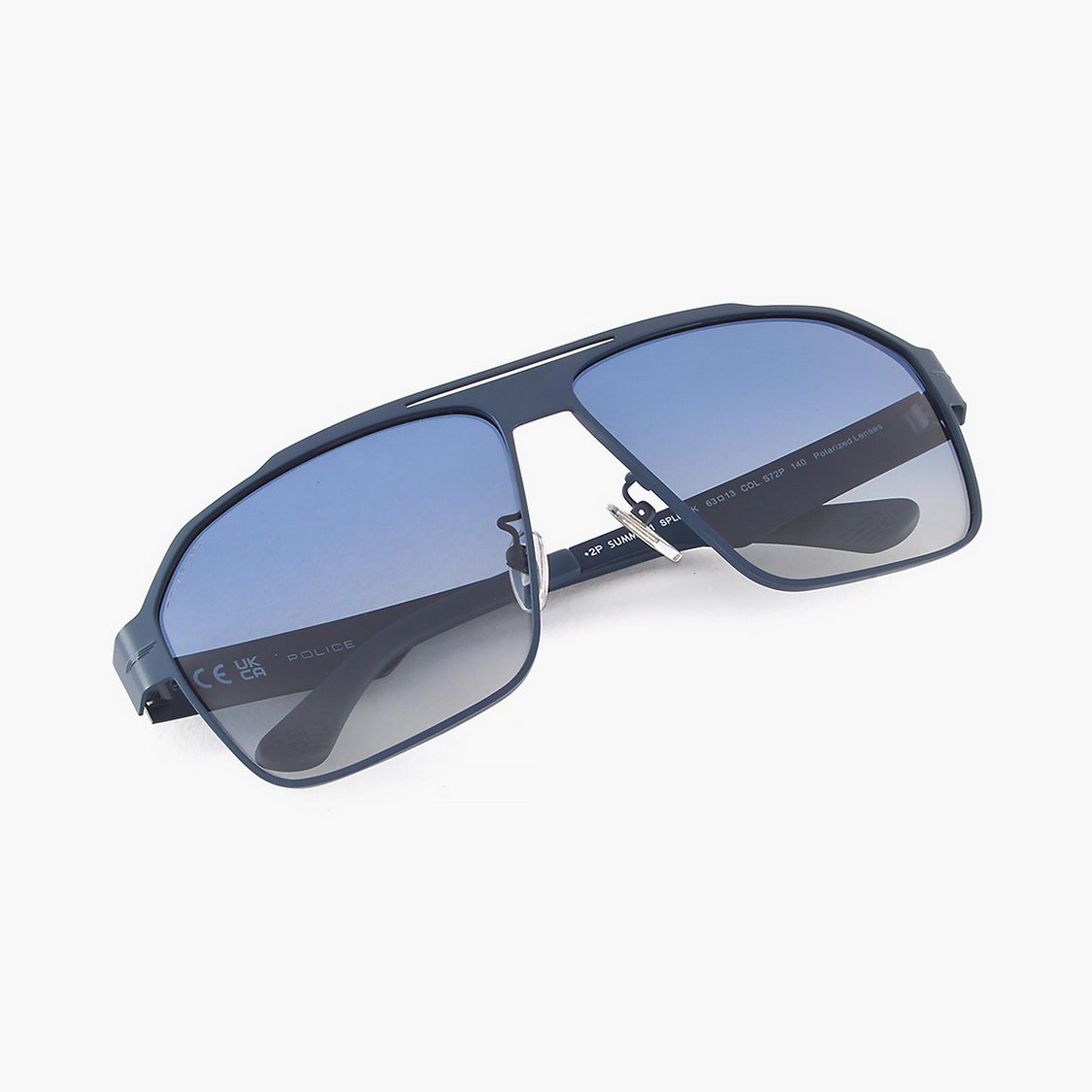 POLICE Men Polarized Square Sunglasses - SPLL08K63S72P