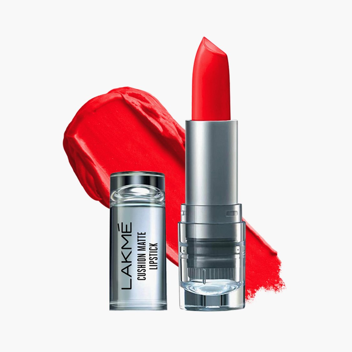 LAKME Cushion Matte Lipstick - Red Bombshell - 4.5gm