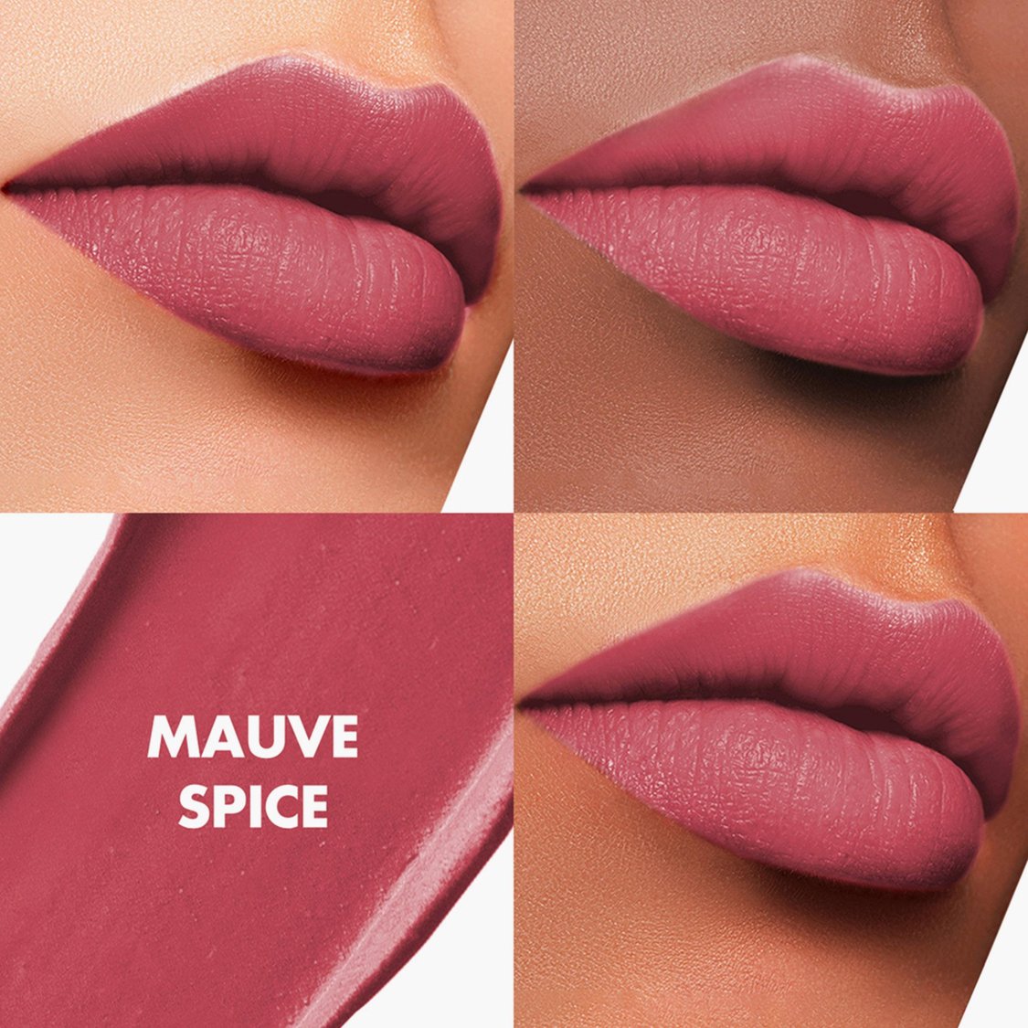 LAKME Cushion Matte Lipstick - Mauve Spice - 4.5gm
