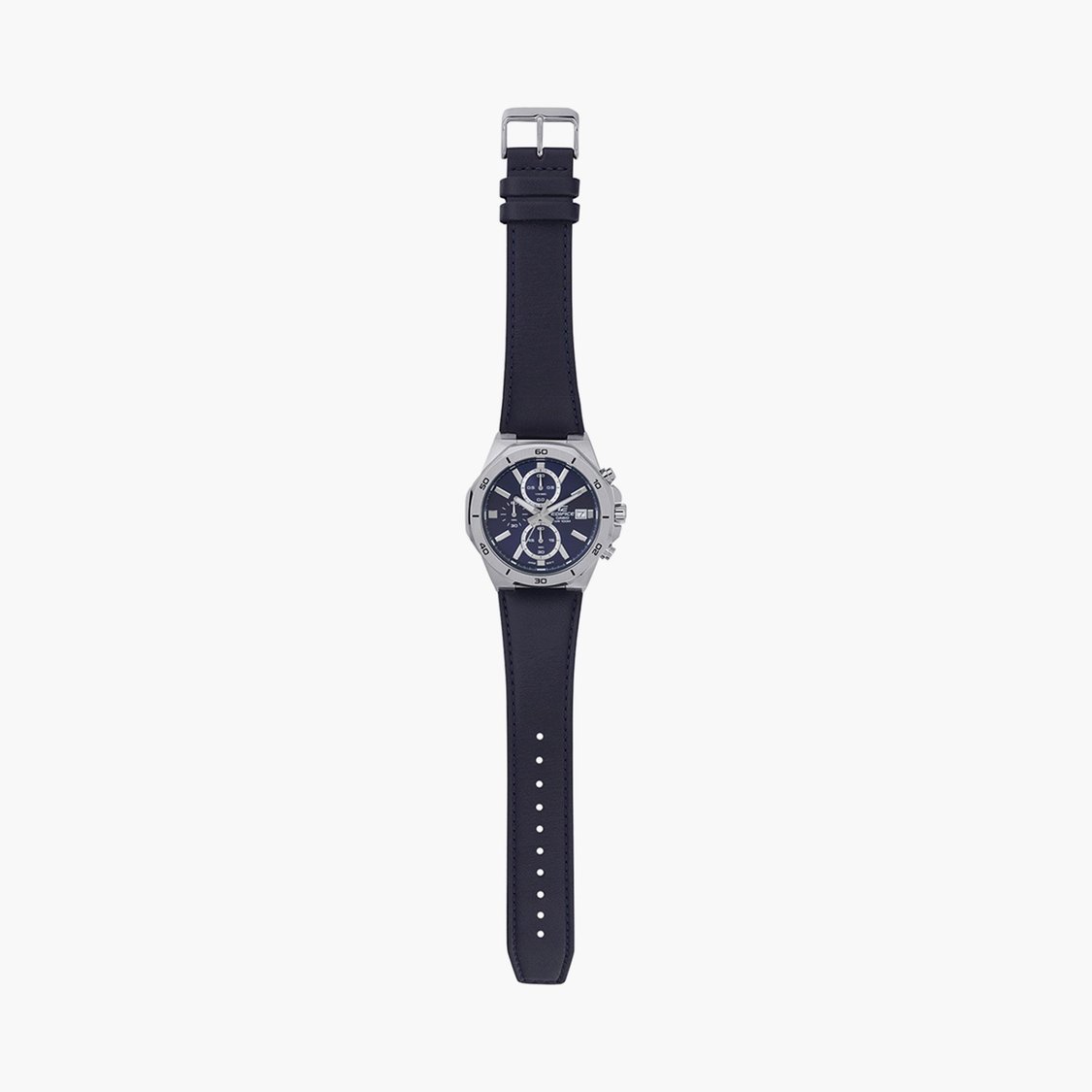 CASIO Enticer Men Chronograph Watch with Leather Strap - ED587