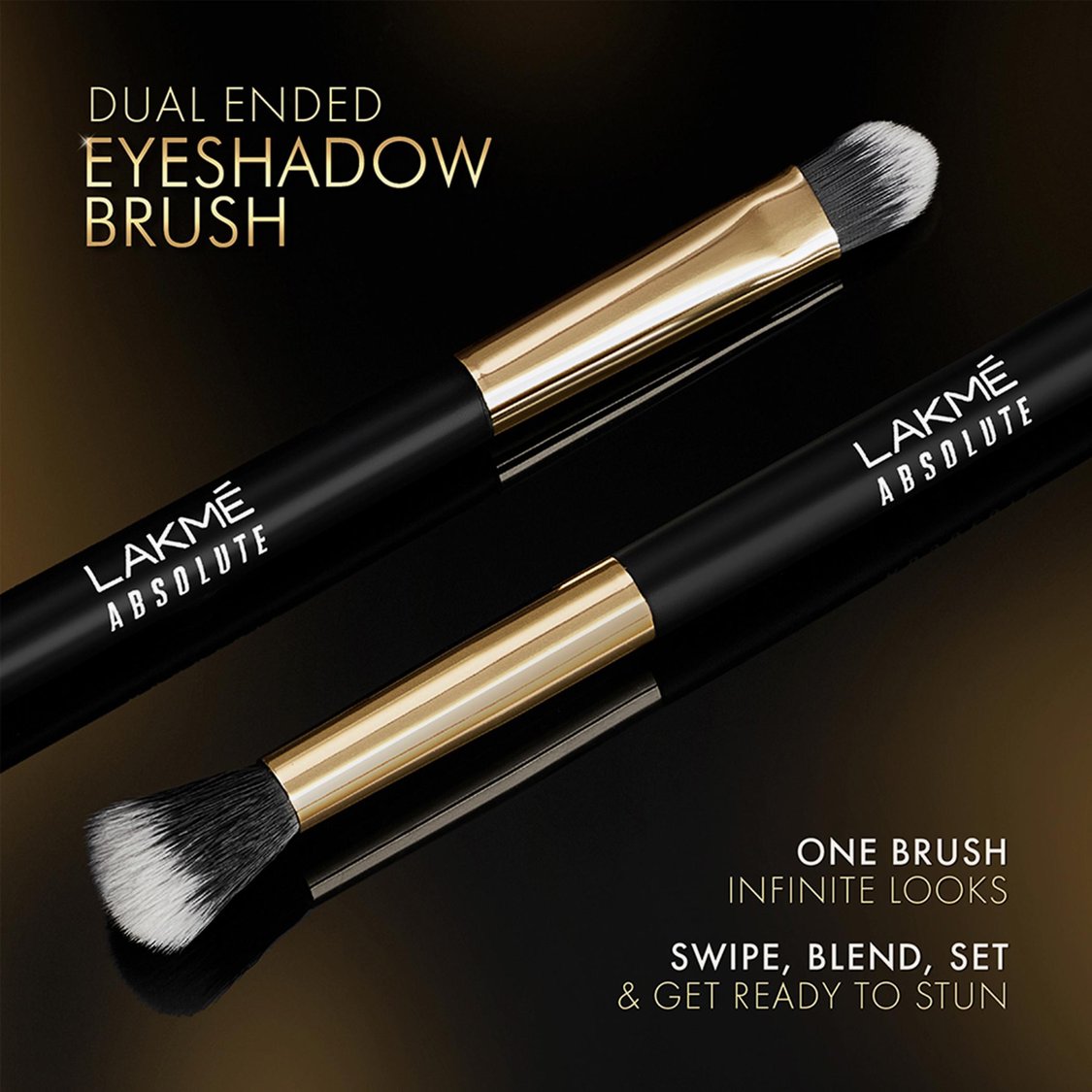 LAKME Absolute Dual-Ended Eyeshadow Brush