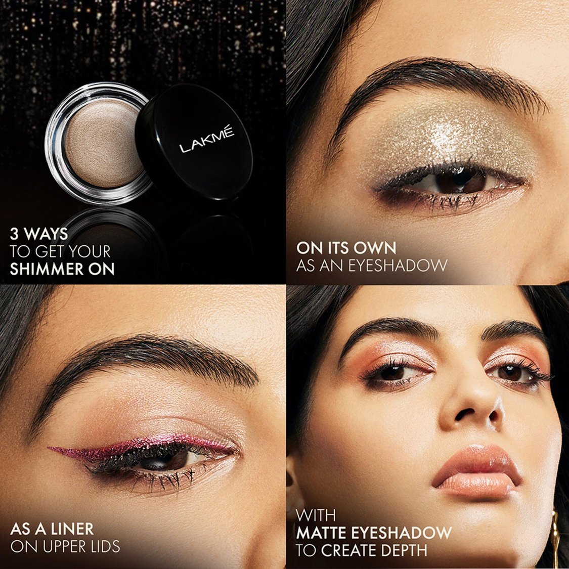 LAKME Absolute Explore Eye Paint - Bedazzled Brown - 3g