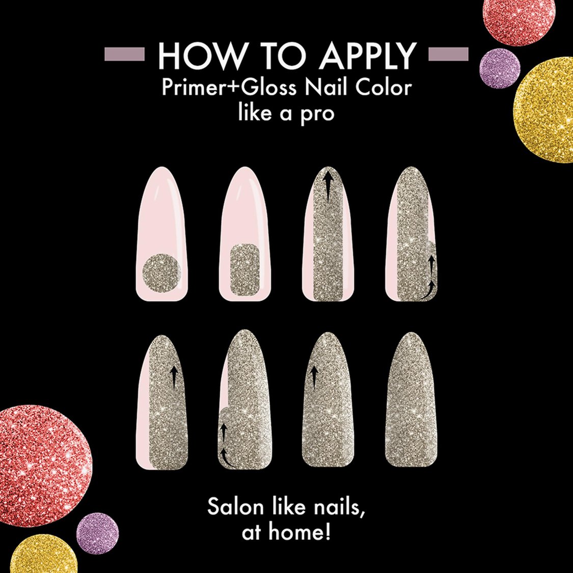 LAKME Glitterati Nail Colour - Pearl Play - 6ml