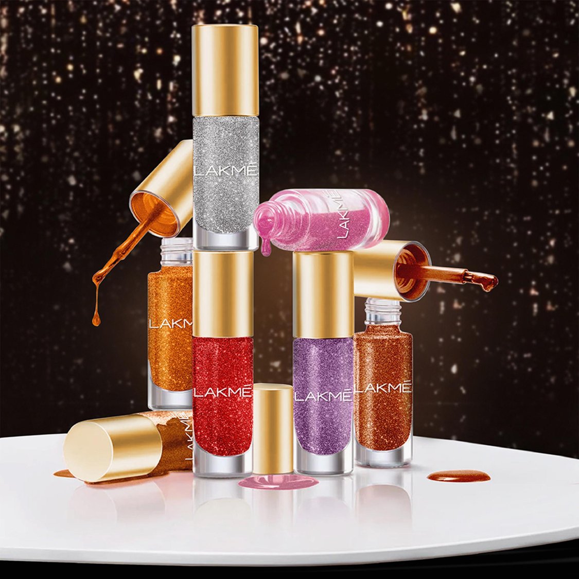 LAKME Glitterati Nail Colour - Pearl Play - 6ml