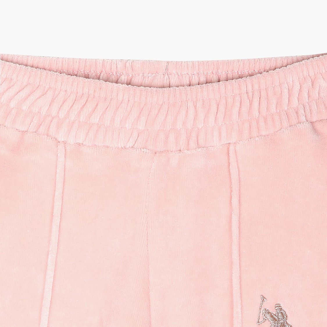 U.S. POLO ASSN. KIDS Girls Mid-Rise Solid Joggers