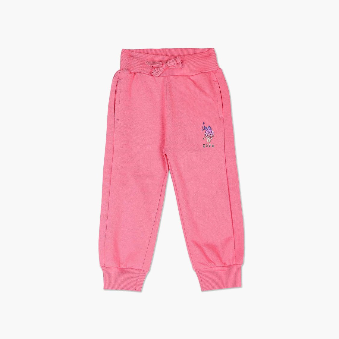 U.S. POLO ASSN. KIDS Girls Solid Joggers