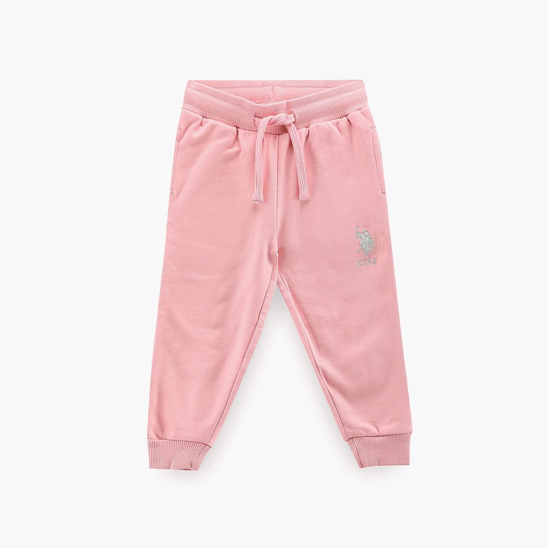 U.S. POLO ASSN. KIDS Girls Solid Joggers