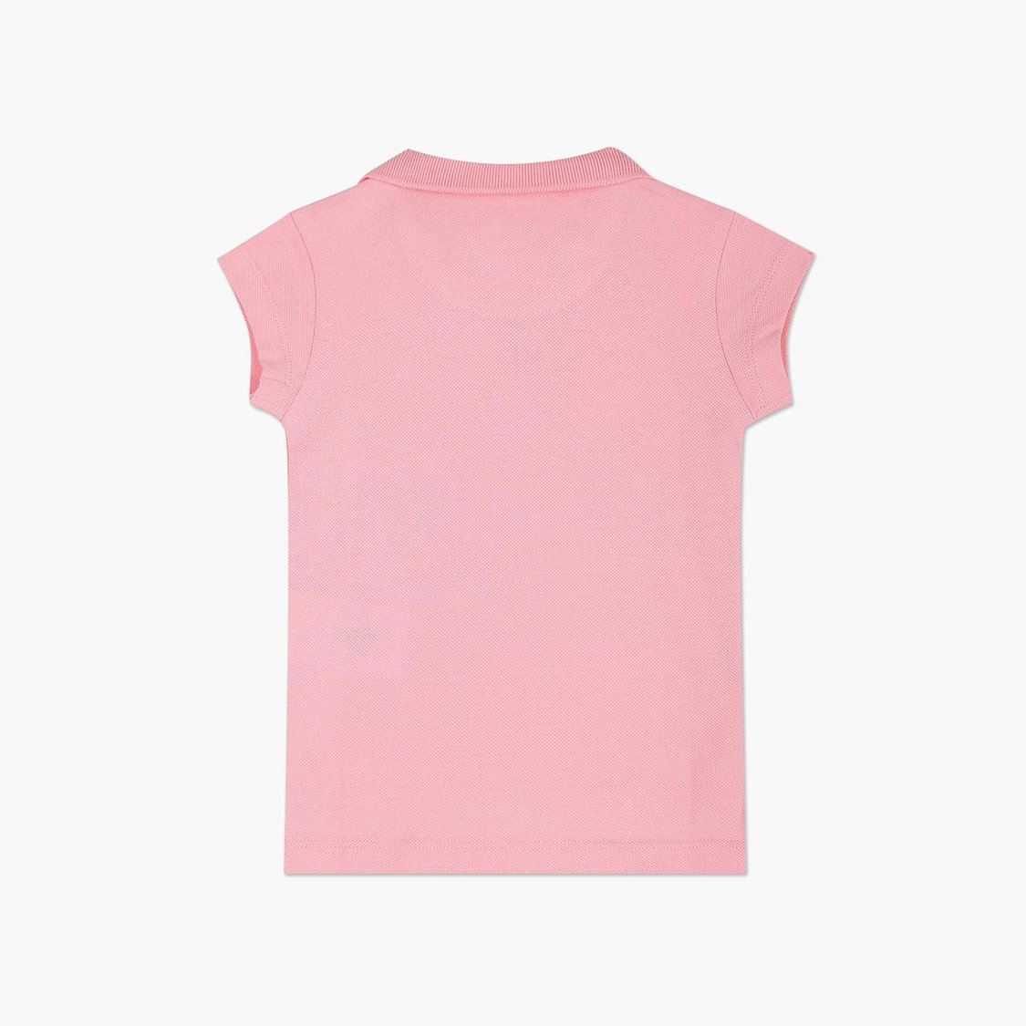 U.S. POLO ASSN. KIDS Girls Brand Printed Polo T-shirt