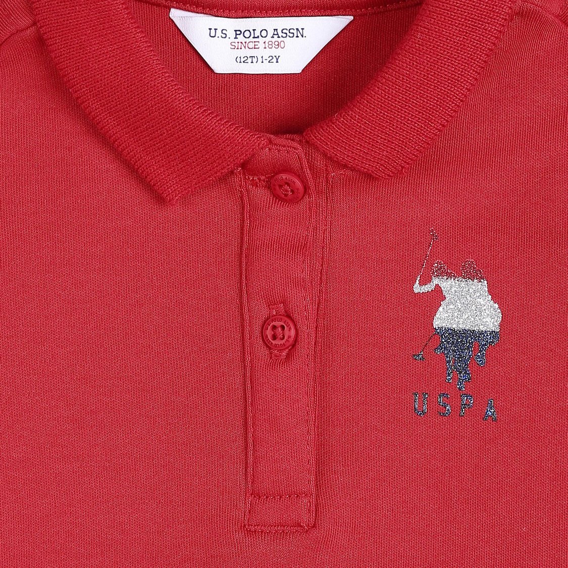 U.S. POLO ASSN. KIDS Girls Solid Polo T-shirt