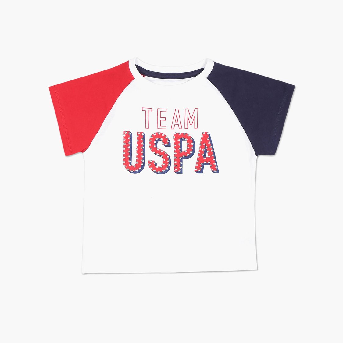 U.S. POLO ASSN. KIDS Girls Printed Raglan Sleeves T-shirt