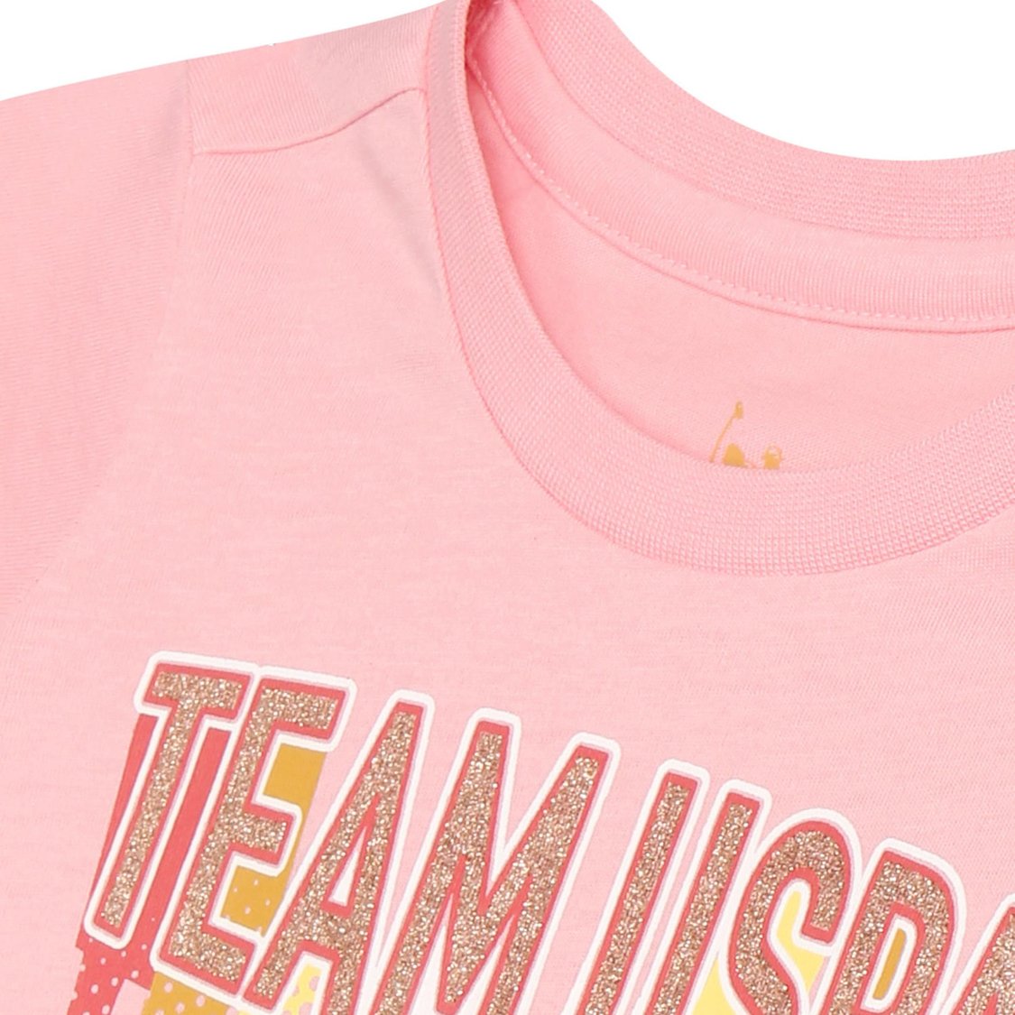 U.S. POLO ASSN. KIDS Girls Brand Printed T-shirt