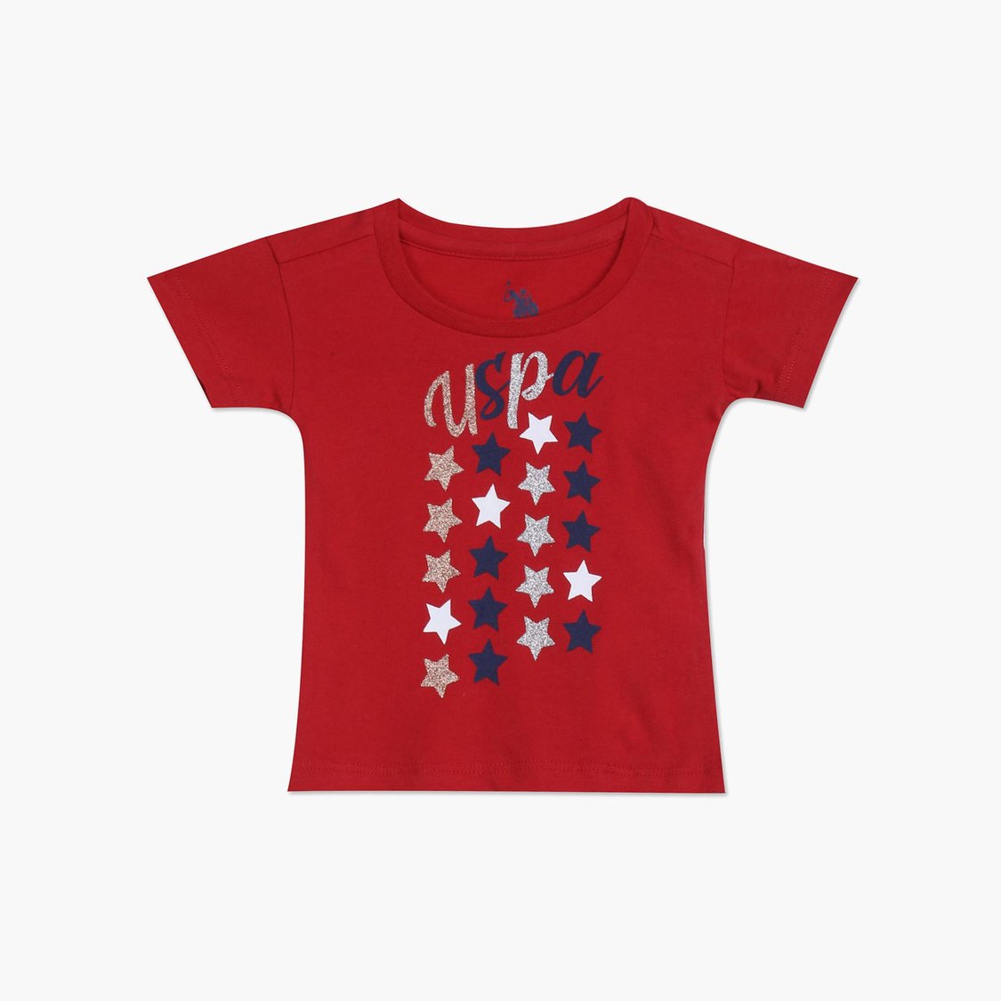 U.S. POLO ASSN. KIDS Girls Printed T-shirt