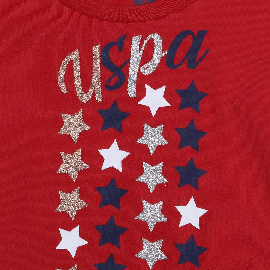 U.S. POLO ASSN. KIDS Girls Printed T-shirt