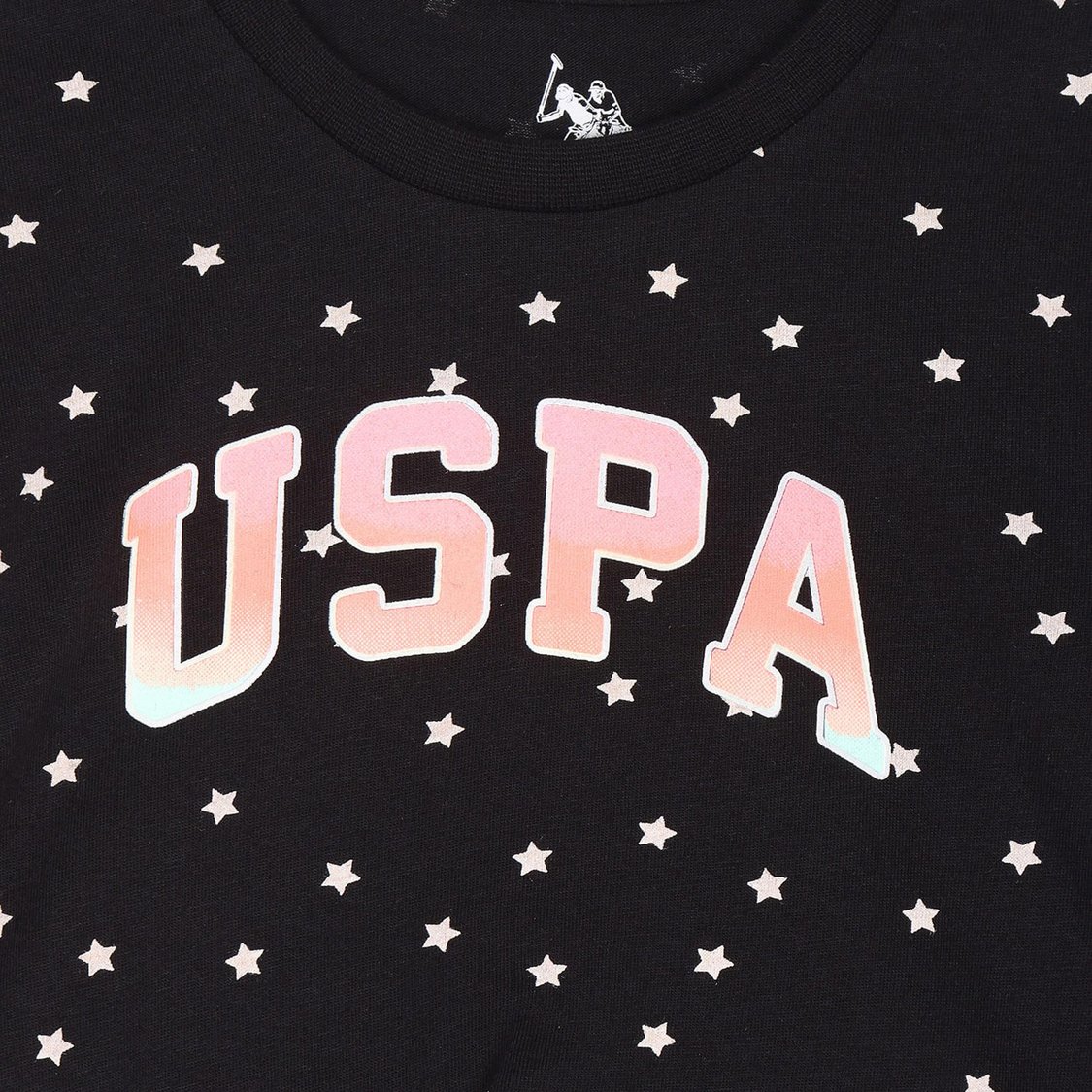 U.S. POLO ASSN. Girls Star Print Top