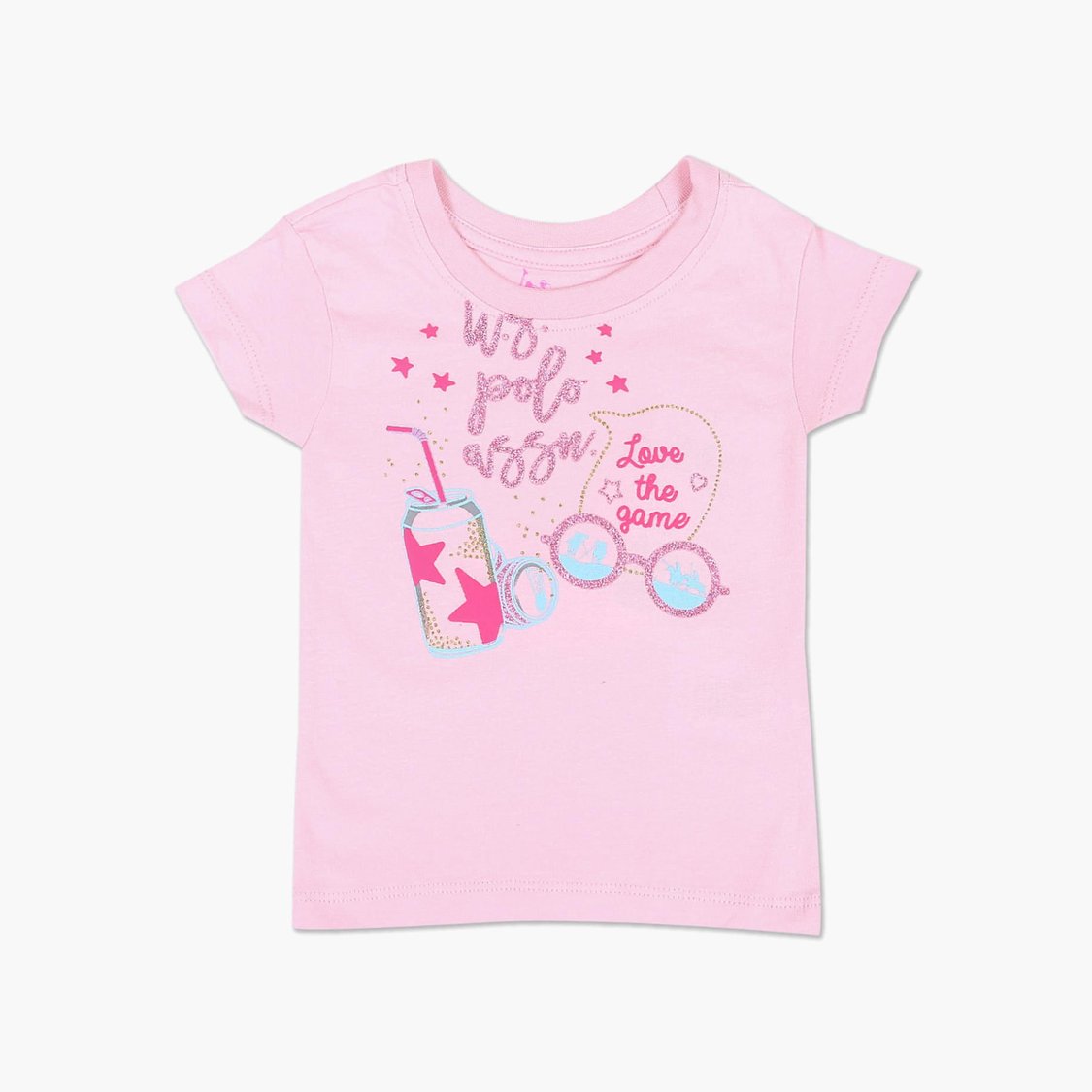 U.S. POLO ASSN. Girls Printed T-shirt