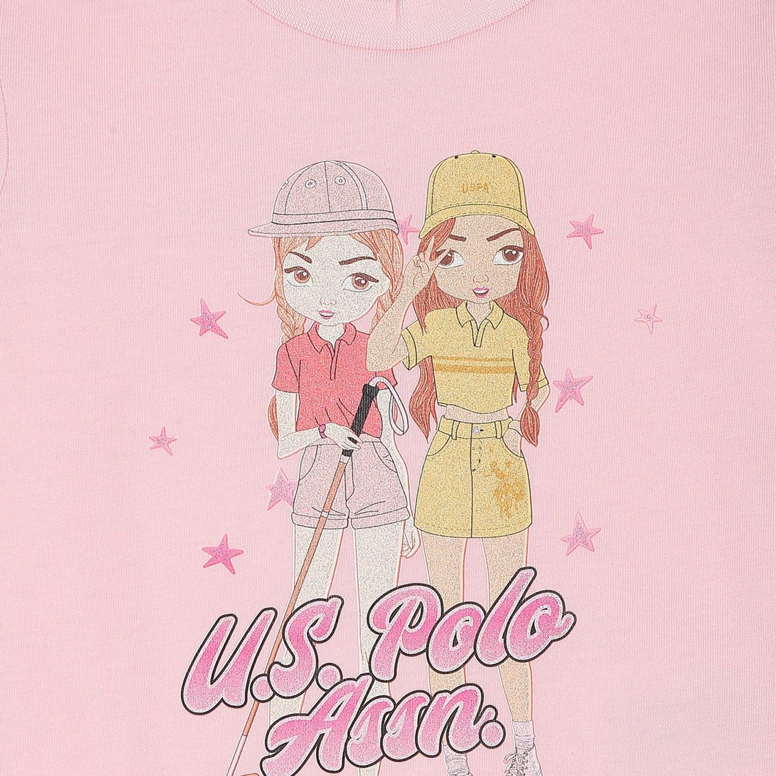 U.S. POLO ASSN. KIDS Girls Printed T-shirt