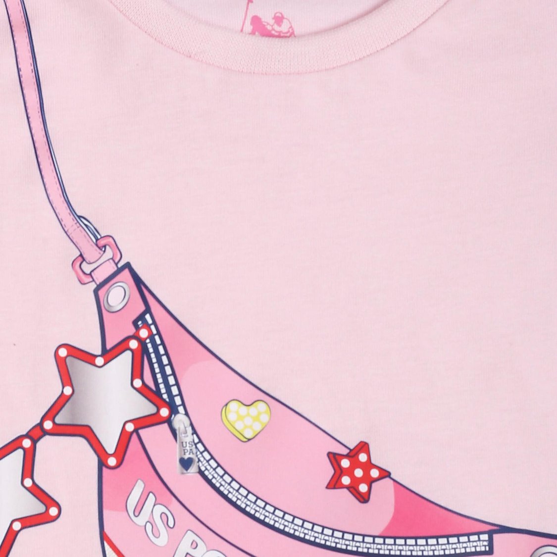 U.S. POLO ASSN. KIDS Girls Graphic Print T-shirt