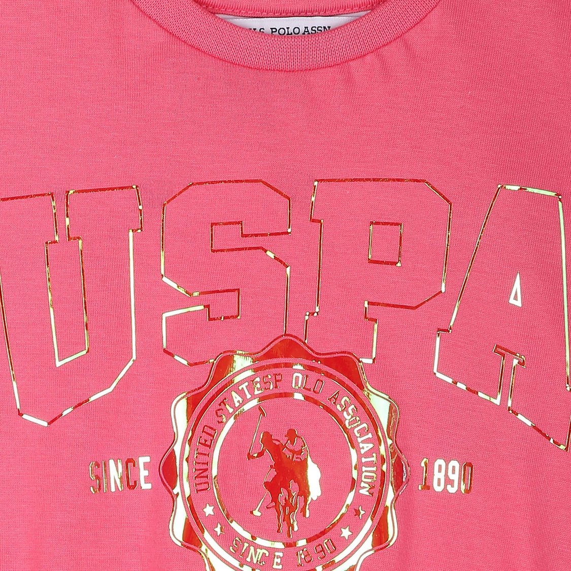 U.S. POLO ASSN. KIDS Girls Printed T-Shirt