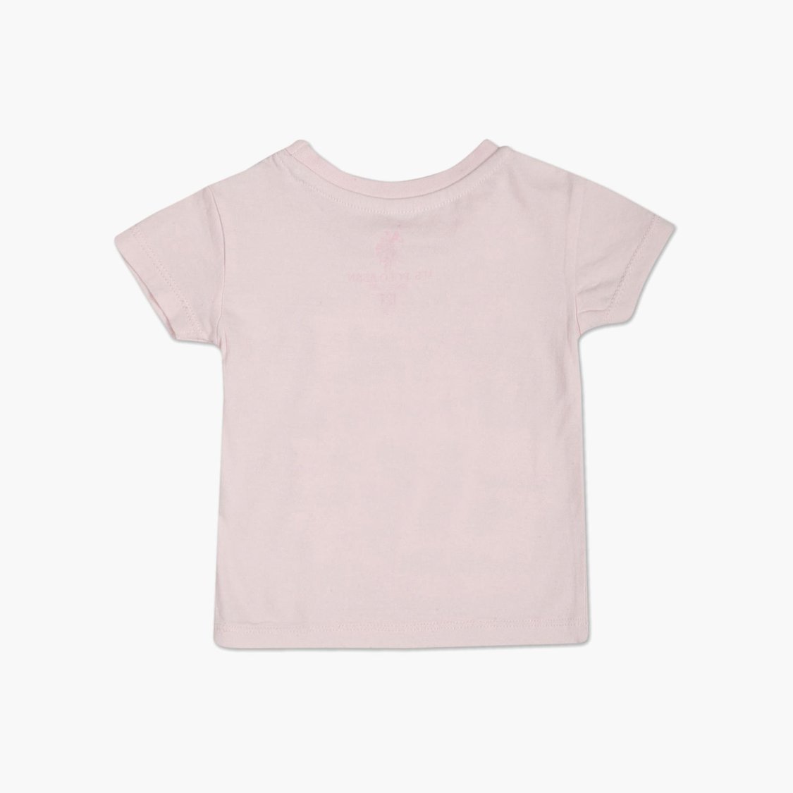 U.S. POLO ASSN. KIDS Girls Graphic Printed T-Shirt