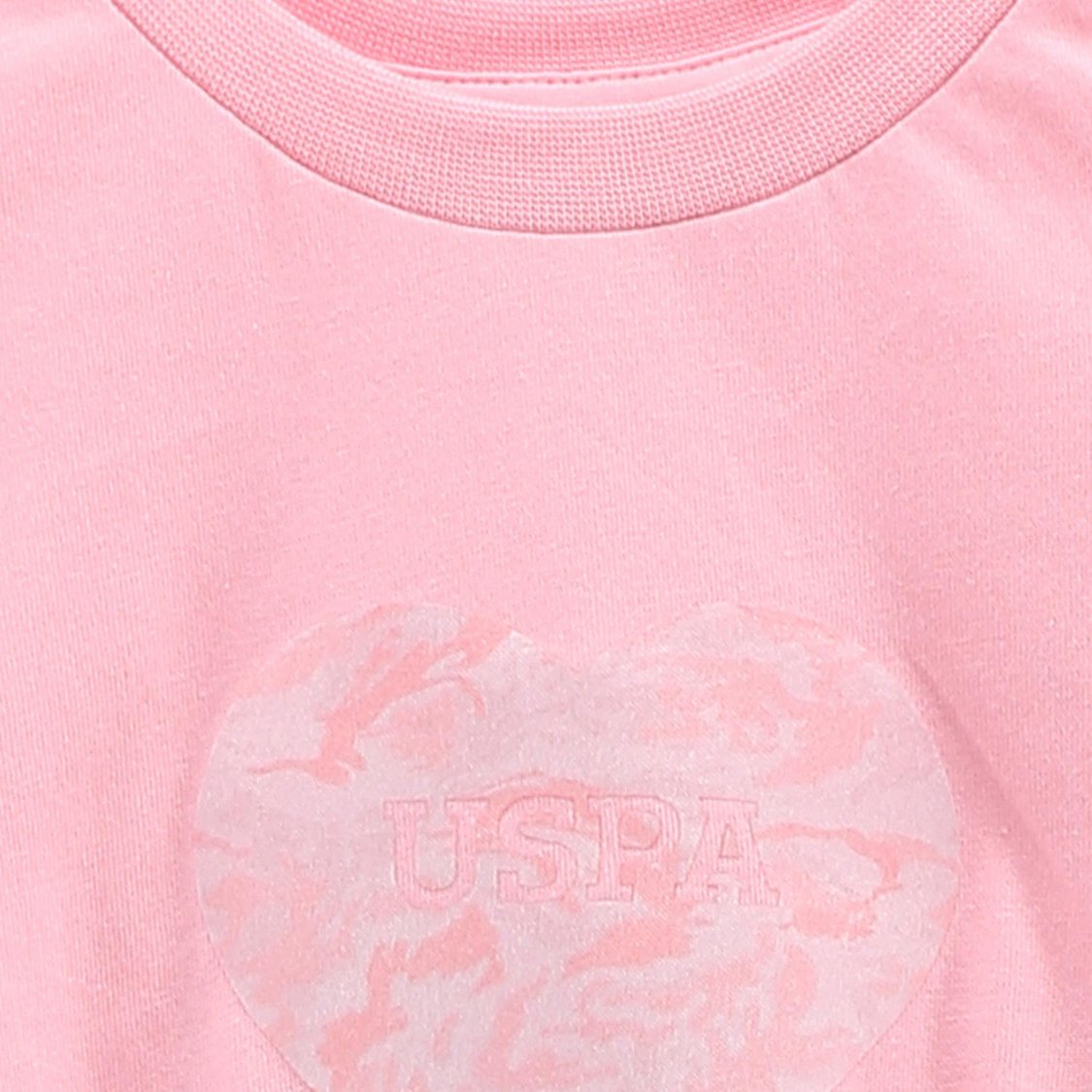 U.S. POLO ASSN. KIDS Girls Graphic Printed T-shirt