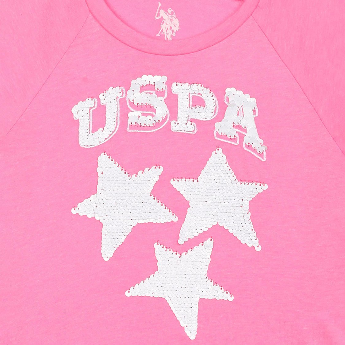 U.S. POLO ASSN. KIDS Girls Embellished T-shirt