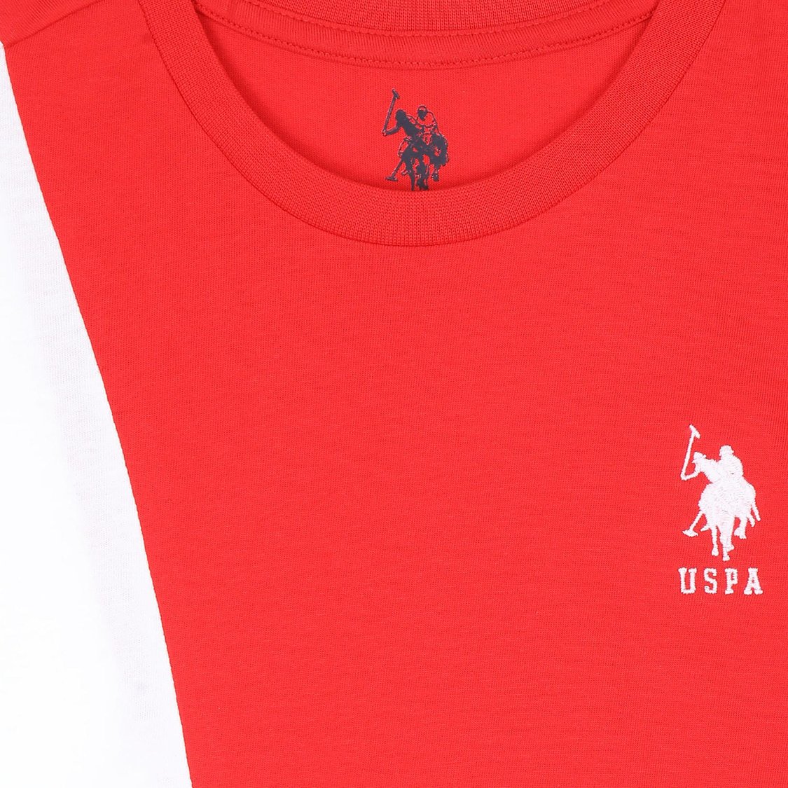 U.S. POLO ASSN. KIDS Girls Colourblocked T-shirt