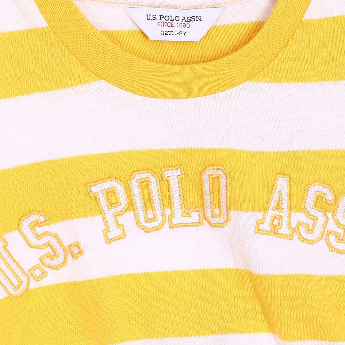 U.S. POLO ASSN. KIDS Girls Colourblocked T-shirt