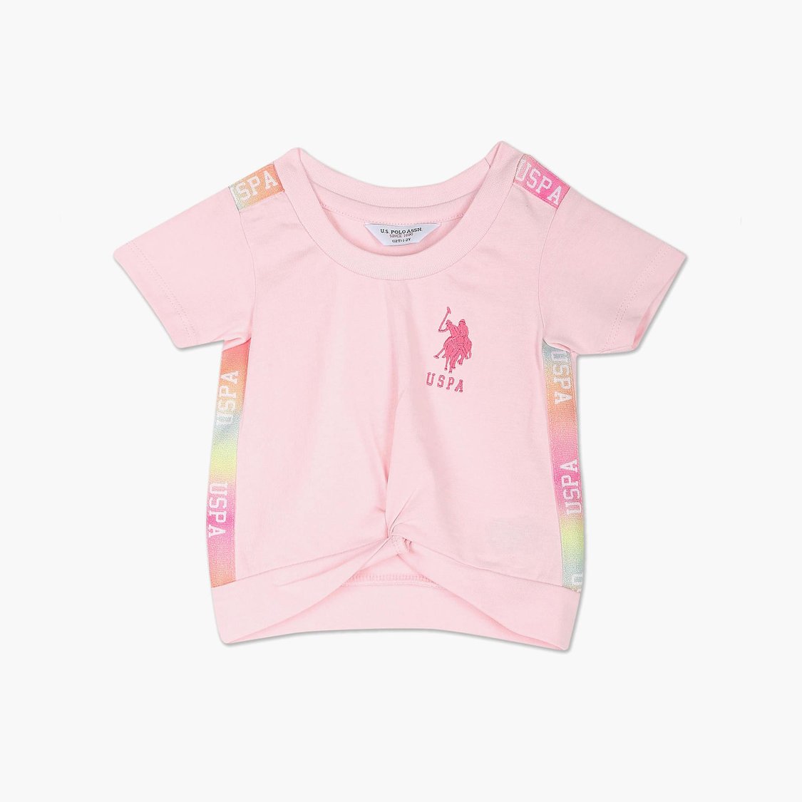 U.S. POLO ASSN. KIDS Girls Printed T-shirt